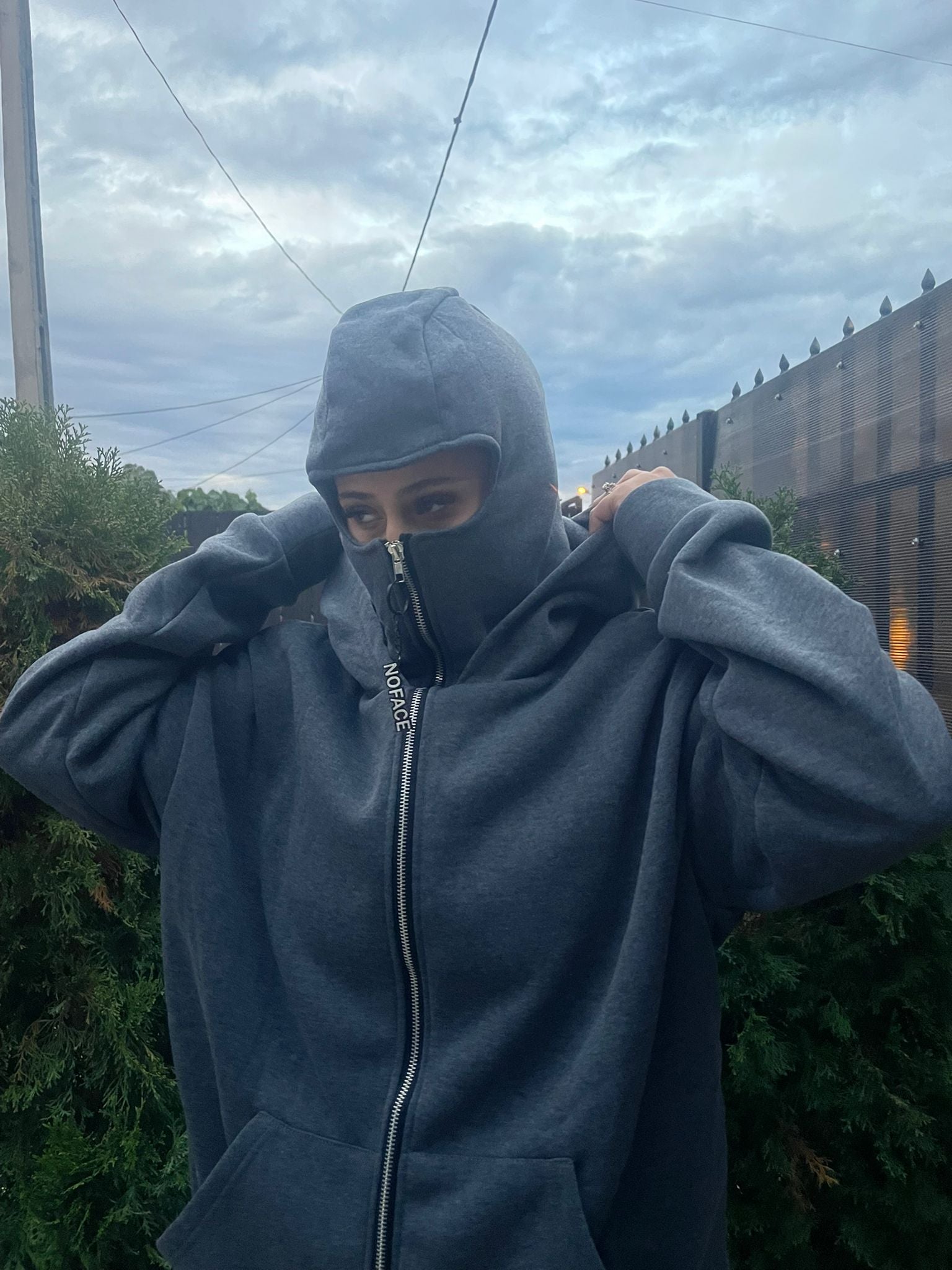 NOFACE Zipped Hoodie