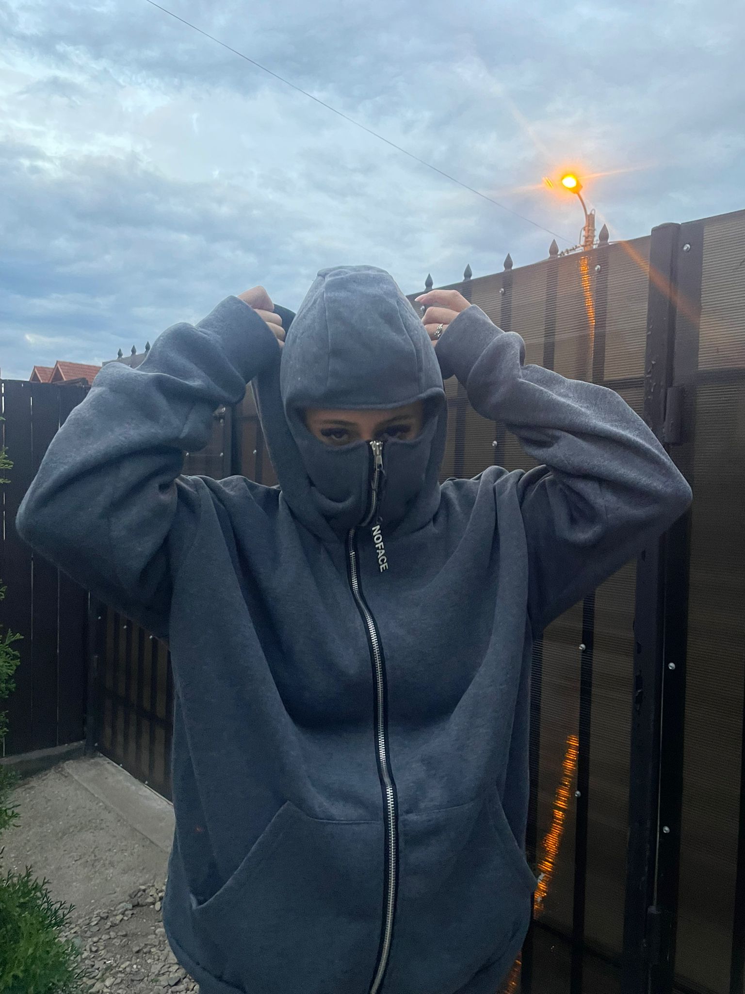 NOFACE Zipped Hoodie