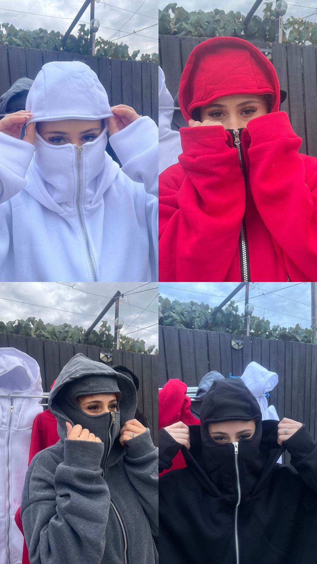 NOFACE Zipped Hoodie