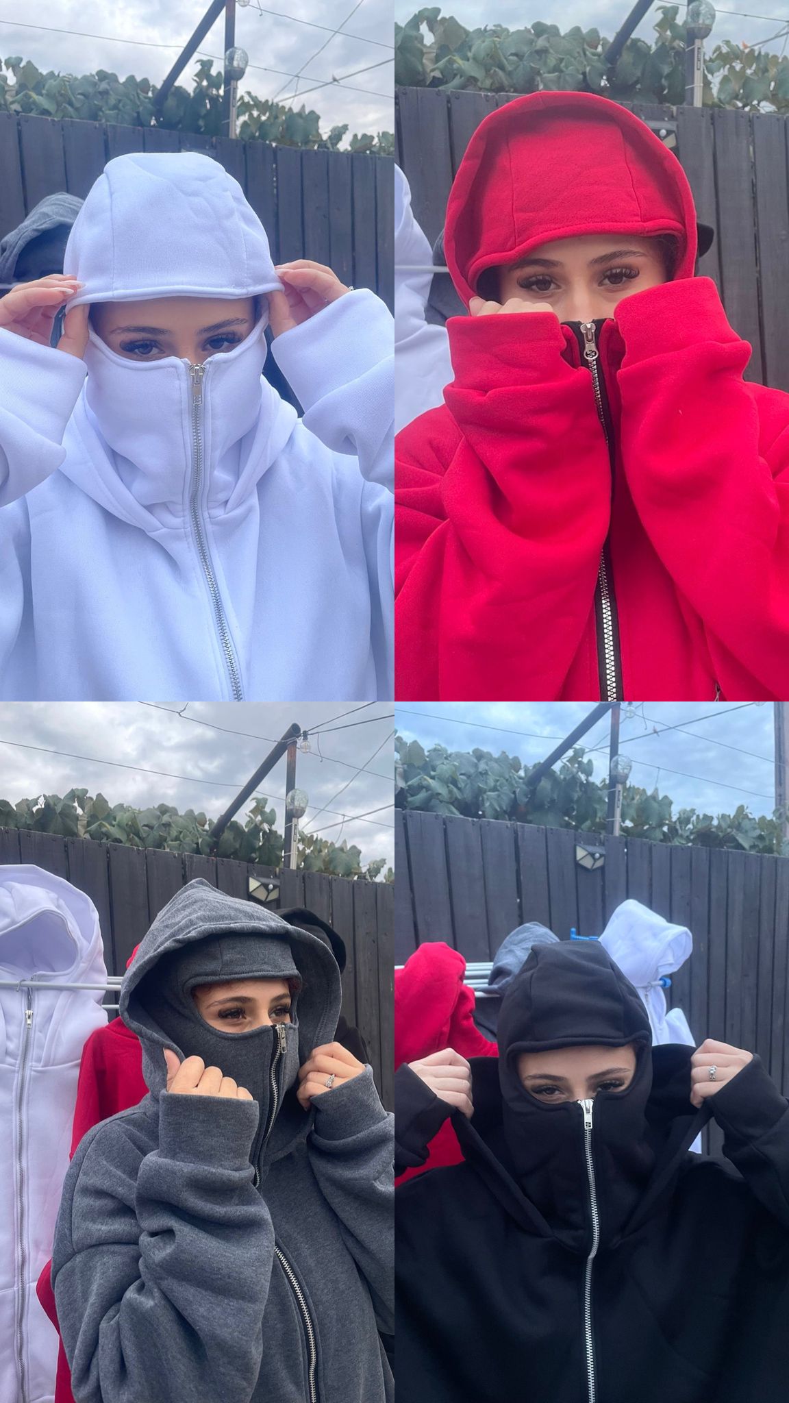 NOFACE Zipped Hoodie